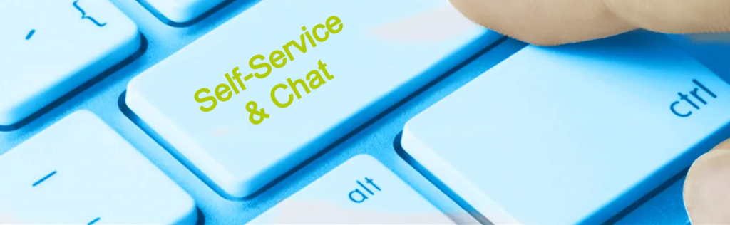 Self-service en Chat